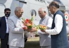 धर्मशाला पहुंचने पर राष्ट्रपति का गर्मजोशी से स्वागत