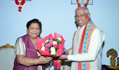 छत्तीसगढ़ की राज्यपाल ने हिमाचल प्रदेश के राज्यपाल से भेंट की