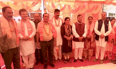 कौलावालाभूड़ पंचायत उप प्रधान अनिल ठाकुर भाजपा में हुए शामिल