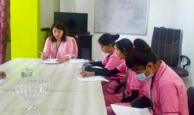 अस्पताल में किया गया  "मेन्टल हेल्थ ऑफ़ एम्प्लॉई " चेकअप टेस्ट