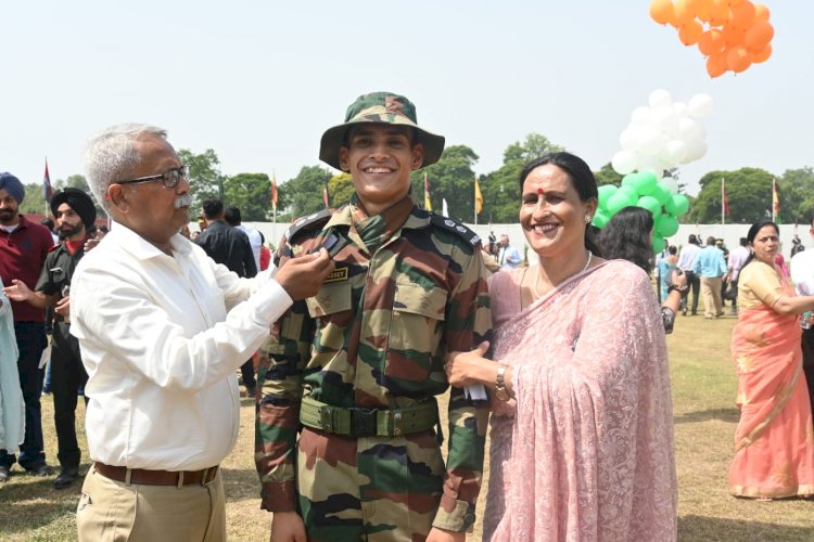 नाहन के ऋ त्विक पासी भारतीय सेना में बने लेफ्टिनेंट