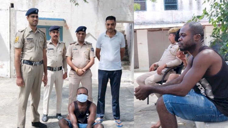 दिल्ली से नशे की सप्लाई कर रहा था विदेशी नागरिक, चिट्टे की खेप के साथ  गिरफ्तार