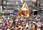 भगवान श्री जगन्नाथ रथ यात्रा  में आस्था क ा जन सैलाब उमड़ा