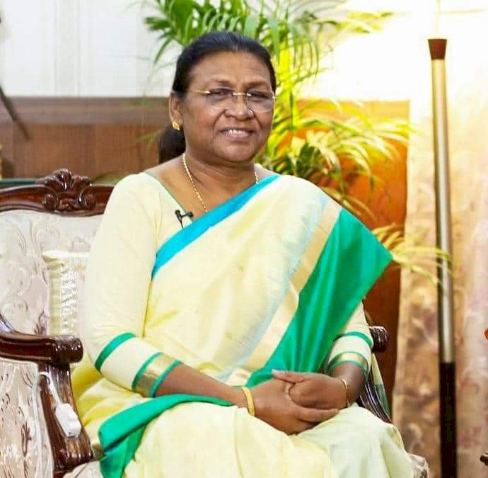मुख्यमंत्री ने प्रथम आदिवासी महिला राष्ट्रपति चुनने पर श्रीमती द्रौपदी मुर्मू को बधाई दी