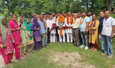 डा. बिन्दल ने 3.77 करोड़ रुपये की लागत से निर्मित होने वाले संभालका से अगड़ीवाला संपर्क सड़क का किया शिलान्यास