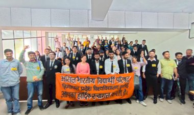 अभाविप हिमाचल प्रदेश विश्विद्यालय विधि विभाग इकाई नव कार्यकारणी का हुआ गठन *सचिन राणा बने इकाई अध्यक्ष,गौरव बने इकाई मंत्री*