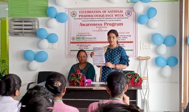 सांई अस्पताल में फामार्कोविजिलेंस के प्रति जागरूकता शिविर लगाया