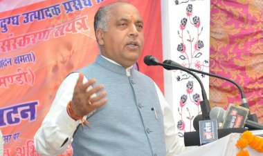 मुख्यमंत्री ने मंडी जिला के चक्कर में 16.32 करोड़ रुपये की लागत से निर्मित 50 हजार लीटर क्षमता के नए दुग्ध प्रसंस्करण संयंत्र का लोकार्पण किया