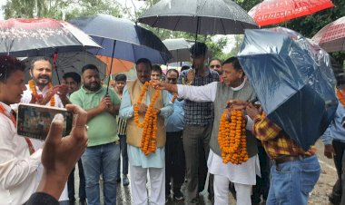 3.80 करोड़ की जुडडा का जोहड़-कोटड़ी सड़क का डा. बिन्दल ने किया शिलान्यास  दशकों बाद कोटड़ी क्षेत्र को मिलेगी सड़क सुविधा