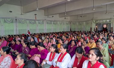 नाहन में आयोजित किया जिला स्तरीय पोषण माह का समापन समारोह