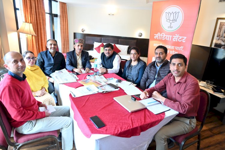 मीडिया समन्वय समिति की बैठक में शामिल हुए भाजपा के राष्ट्रीय प्रवक्ता केके शर्मा
