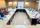 दिल्ली में बैठक में शामिल हुए भाजपा नेता