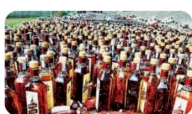 674 पेटी अवैध शराब व 6318 लीटर लाहन बरामद