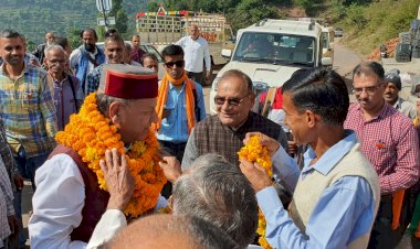 धारटी में भाजपा सरकार में विकास का नया सूर्य उदय हुआ -डा. बिन्दल धारटी के लोग अपने दुखों को भूले नहीं हैं