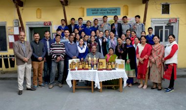 बाल विज्ञान कांग्रेस में ए.वी.एन स्कूल के होनहारों का ऑवरआल ट्राफि यां जीती