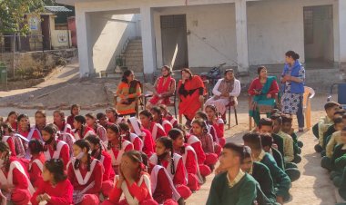 महक व अर्पित प्रथम रहे  प्रश्नोत्तरी  प्रतियोगिता में