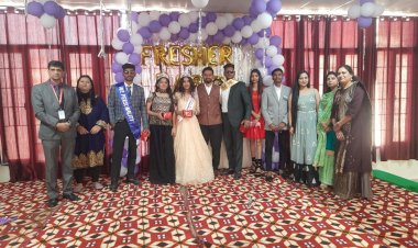 वैभव- मुस्कान बने  मिस्टर फ्रेशर व मिस फ्रेशर  -हिमालयन इस्टीट्यूट में फ्रेशर पार्टी का आयोजन