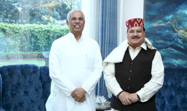 राज्यपाल ने नई दिल्ली में जगत प्रकाश नड्डा से भेंट की