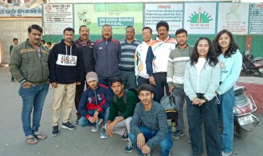 राज्य स्तरीय क्रॉस कंट्री प्रतियोगिता के लिए टीम नाहन से ऊ ना रवाना