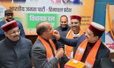 जयराम ठाकुर भाजपा विधायक दल के नेता