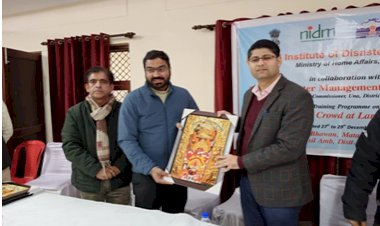 भीड़ नियंत्रण पर तीन दिवसीय प्रशिक्षण शिविर सम्पन्न
