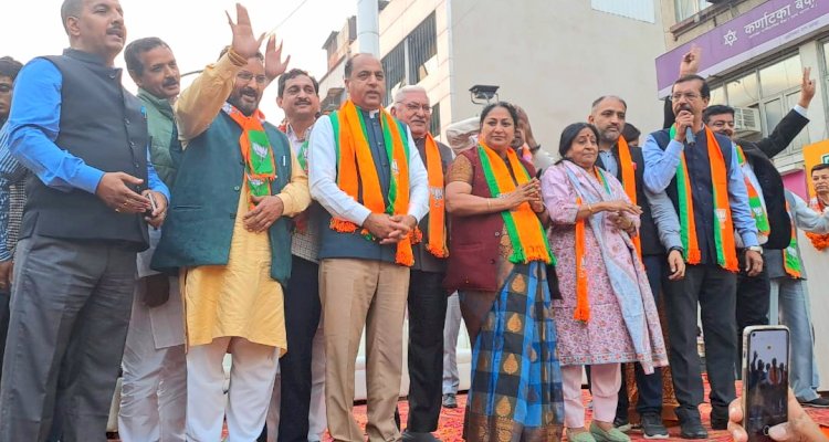हिमाचल प्रदेश के भाजपा नेताओं ने दिल्ली नगर निगम चुनावों में पार्टी प्रत्याक्षियों के पक्ष में जम कर प्रचार किया