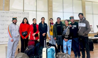 माण्डव्य  कला मंच मंडी के 9 कलाकार  दिल्ली पहुंच गए