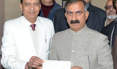 मुख्यमंत्री राहत कोष में 1,01000 रुपये का अंशदान