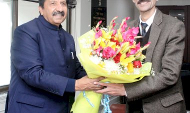 उप-मुख्यमंत्री ने फिन्ना सिंह सिंचाई परियोजना के लिए धनराशि का आग्रह किया केंद्रीय जल आयोग के अध्यक्ष से नई दिल्ली में भेंट