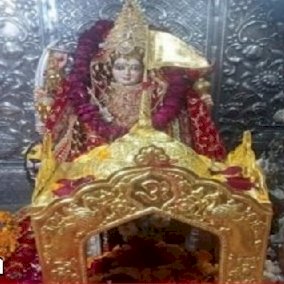 अस्था:महामाया बाला सुंदरी त्रिलोकपुर मंदिर में सोने का भवन अर्पित किया भक्त ने