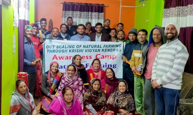 पराडा में प्राकृतिक खेती खुशहाल किसान योजना के तहत प्रशिक्षण शिविर का आयोजन