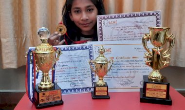 वसुधा नैशनल मैथ अबैक्स परीक्षा में राष्ट्रीय स्तर पर प्रथम झटका  -मात्र 9 मिनट में 162 प्रश्नों में से 141 प्रश्नों के दिए उत्तर