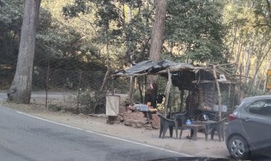 हाईकोर्ट के आदेशों के बावजूद.....  नेशनल हाईवे- 07 देहरादून-चंडीगढ पर अवैध कब्जों की भरमार कई जगह दुकाने खोखे वजूद में आए