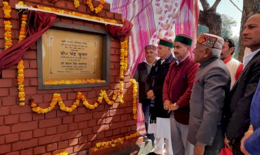 कृषि मंत्री ने रजोल में किया कृषि योग्य भूमि के बचाव कार्य का शिलान्यास कहा... कृषि व्यवसाय को लाभकारी बनाने के लिए व्यवस्थाएं उपलब्ध कराएगी सरकार