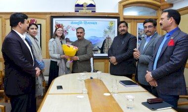 ब्रिटिश उच्चायोग के प्रतिनिधिमंडल ने मुख्यमंत्री से भेंट की