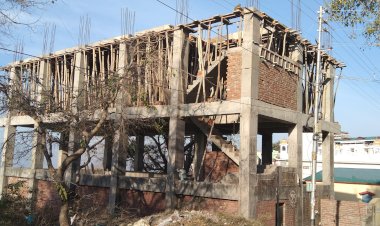 भूमि विवाद के चलते अटका रहा तीन साल निर्माण  -बैडमिंटन कॉप्लेक्स में रि-टैंडर के  बाद अब पकड़ी फिर से निर्माण ने गति