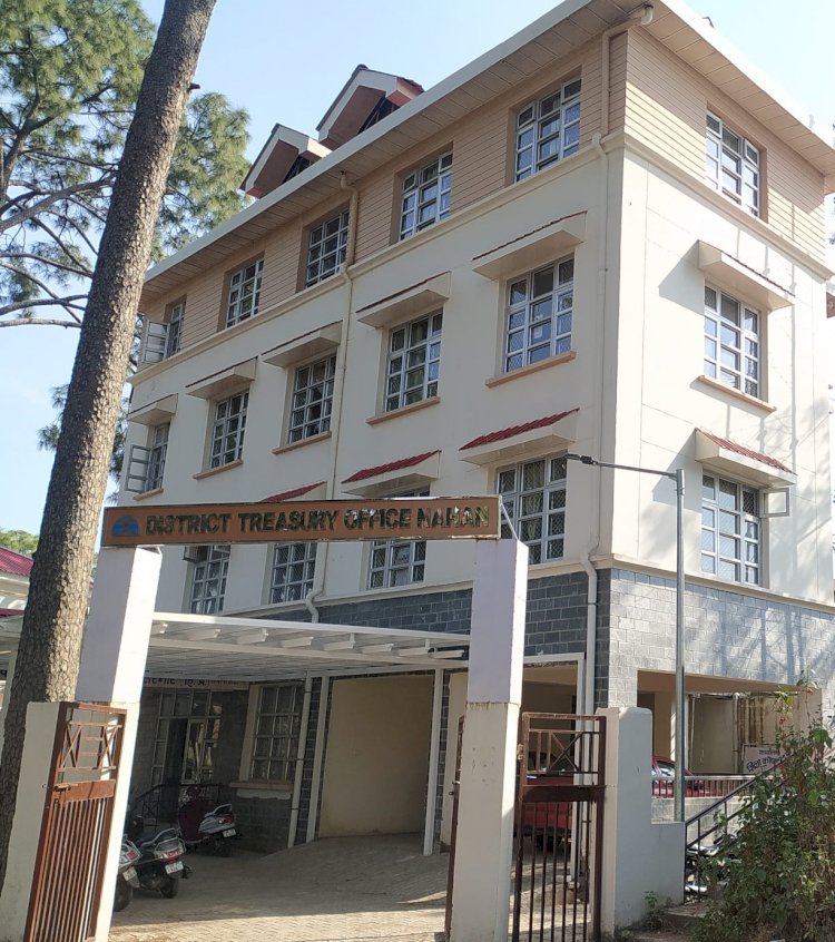 जिला कोष कार्यालय भवन नाहन को सवाग्रिहा द्वारा फोर स्टार रेटिंग प्रदान  हिमाचल में फोर स्टार रेटिंग वाला पहला भवन