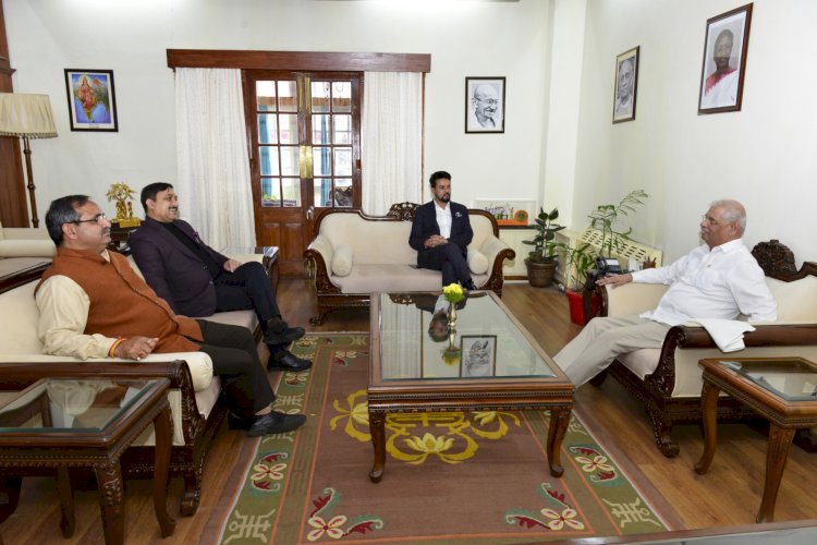 भाजपा नेताओं ने राज्यपाल आर्लेकर से को मुलाकात