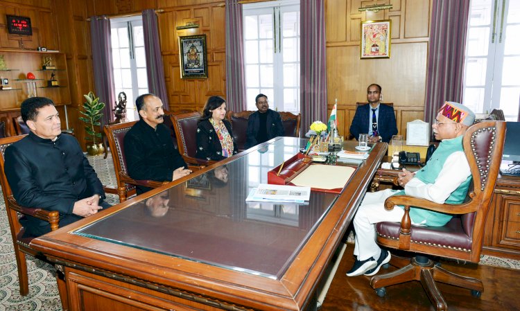 हिमाचल प्रदेश लोक सेवा आयोग के अध्यक्ष ने राज्यपाल से भेंट की