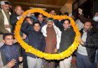 राष्ट्रीय स्वास्थ्य मिशन अनुबंध कर्मचारी संघ का  एक डेपुटेशन   मुख्यमंत्री  से मिला......