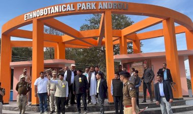 डिप्टी सीएम ने अंदरौली में निर्माणाधीन एथनोबोटानिकल पार्क का किया निरीक्षण