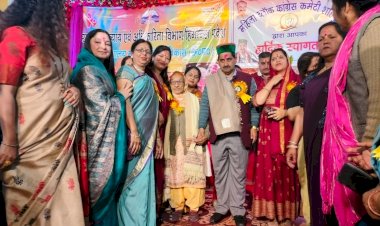 महिलाओं का राष्ट्र निर्माण में अतुलनीय योगदान - पठानिया बोले...सबके कल्याण के लिए काम कर रही सुख की सरकार