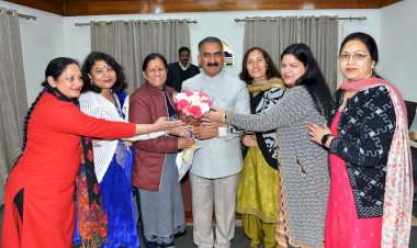 नर्सेज एसोसिएशन के प्रतिनिधिमंडल ने मुख्यमंत्री से भेंट की......