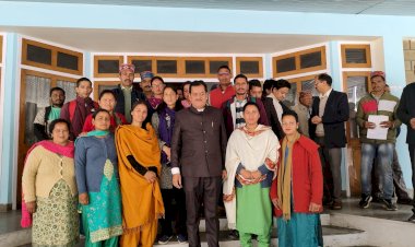 मांगो को लेकर मुख्य संसदीय सचिव से मिले मल्टी टास्क वर्कर स्थाई नीति बनाये जाने की रखी मांग