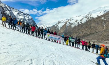 जिस्पा में आयोजित हो रहा 14 दिवसीय बेसिक स्की कोर्स प्रदेशभर के 35 प्रशिक्षु ले रहे हिस्सा