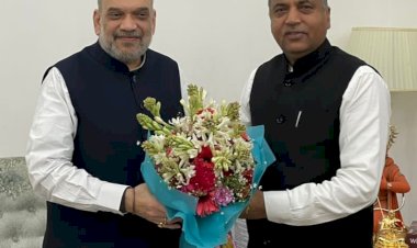 जयराम ठाकुर ने  अमित शाह से मुलाकात की