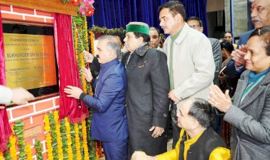 मुख्यमंत्री ने 45.68 करोड़ रुपये से निर्मित होने वाले पीईटी ब्लॉक की आधारशिला रखी