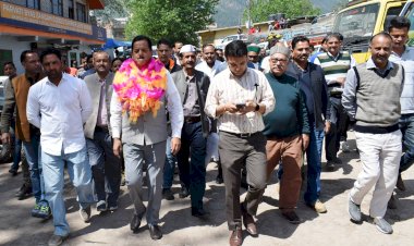 भून्तर स्थित संगम स्थल का किया जाएगा सौन्दर्यकरण -सुंदर सिंह ठाकुर............