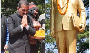 भारत रत्न डॉ. भीमराव अंबेडकर की जयंती पर पुष्पांजलि अर्पित की मुख्यमंत्री ने