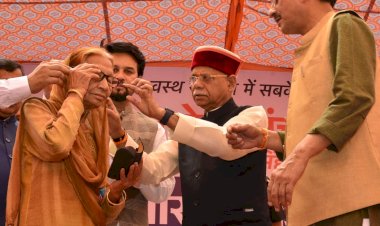 राज्यपाल ने ऊना में मेगा नेत्र जांच शिविर का शुभारम्भ किया